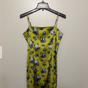 Sunday Best Yellow and Blue Floral Dress